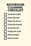 The Ultimate Bathroom Checklist: Daily, Weekly, Monthly & Clever Hacks