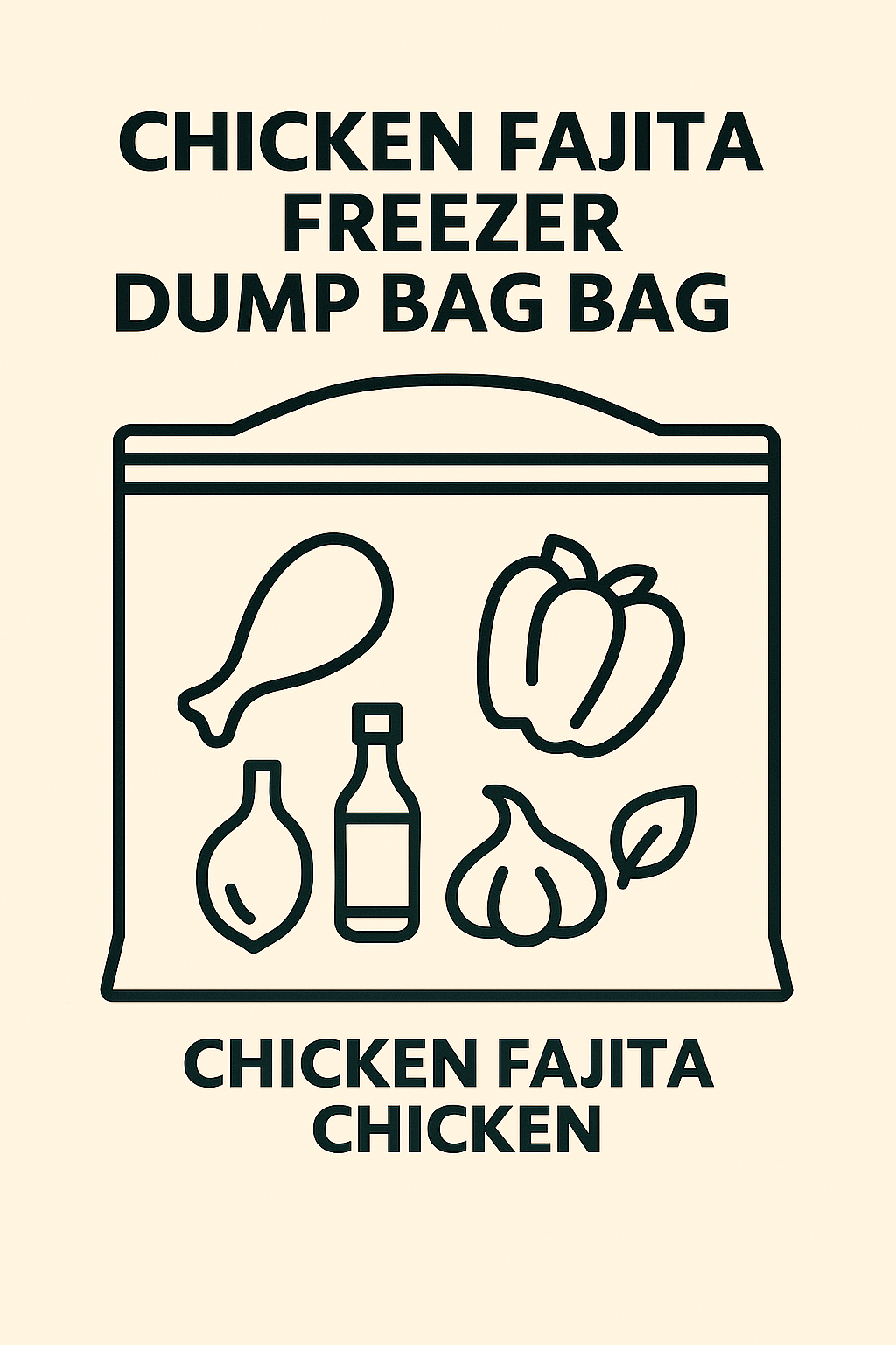 Chicken Fajita Dump Bag