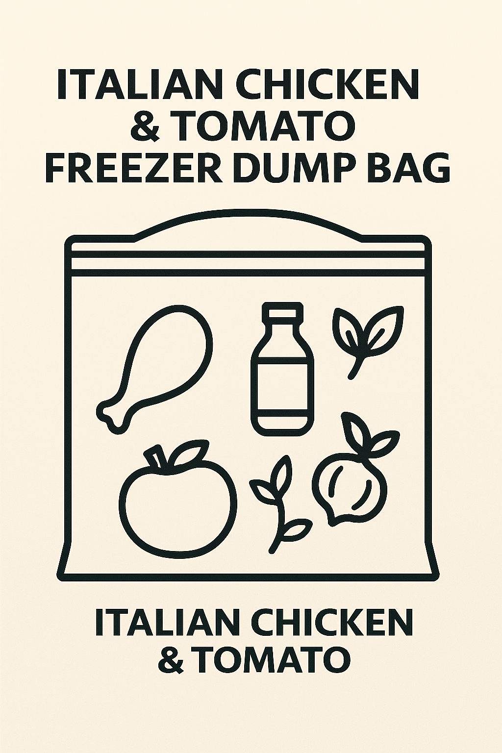 Italian Chicken & Tomato Dump Bag