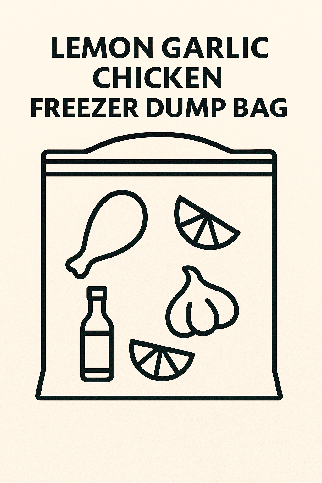Lemon Garlic Chicken Dump Bag
