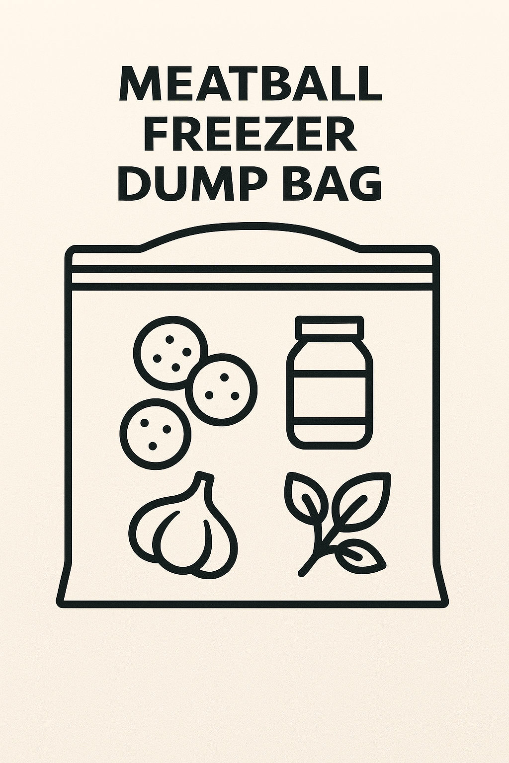 Meatball Dump Bag