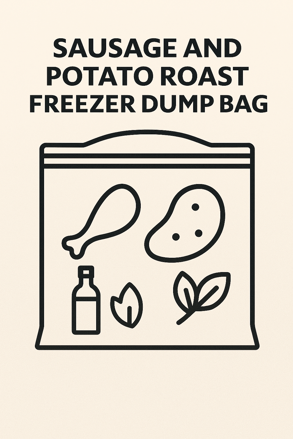 Sausage and Potato Roast Dump Bag