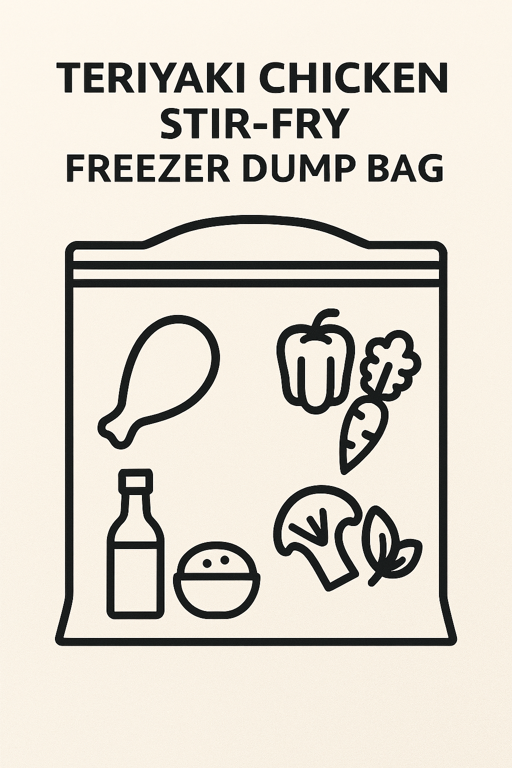 Teriyaki Chicken Stir Fry Dump Bag