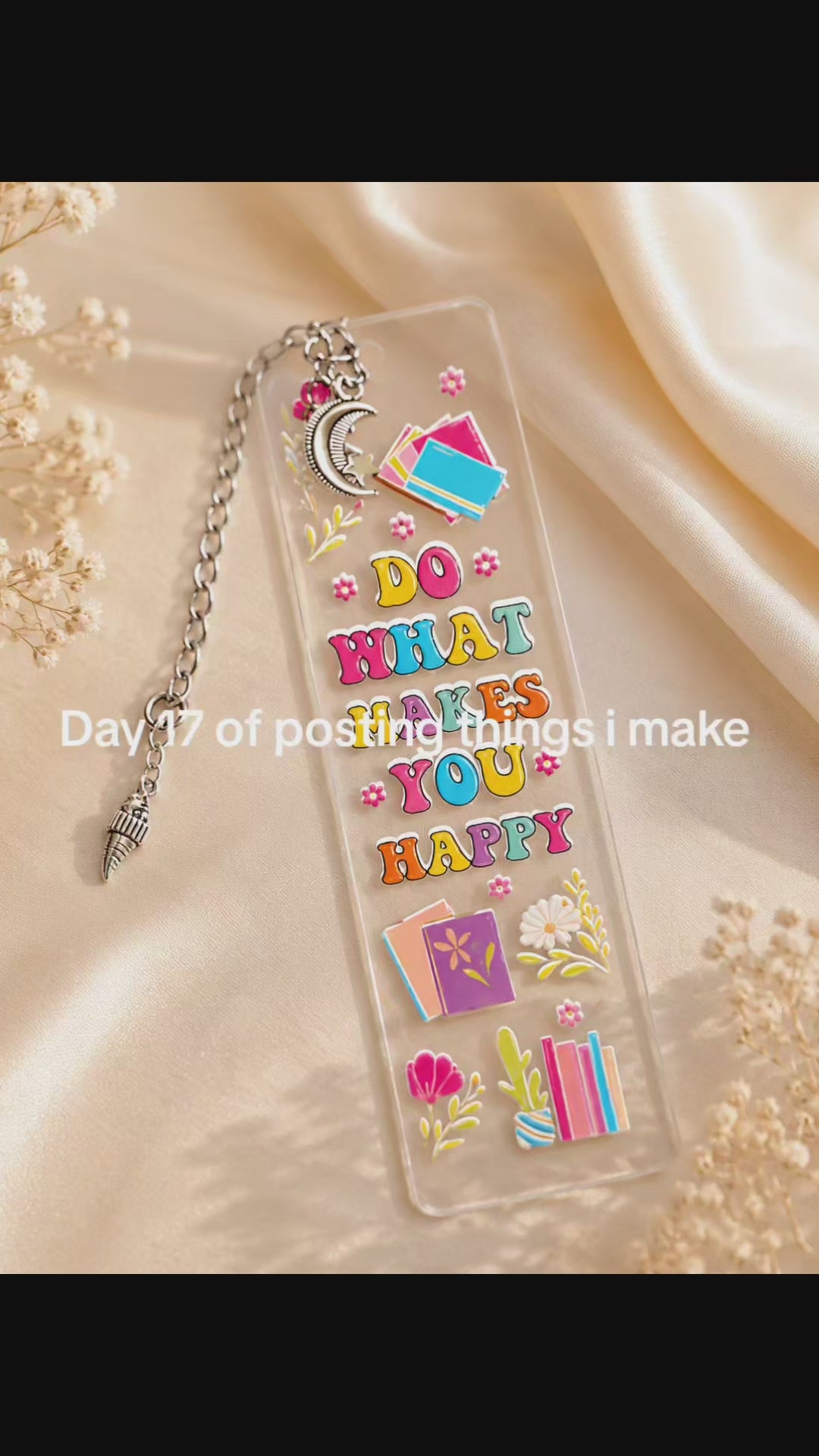 Surprise buy bookmark handmade with charm accessory