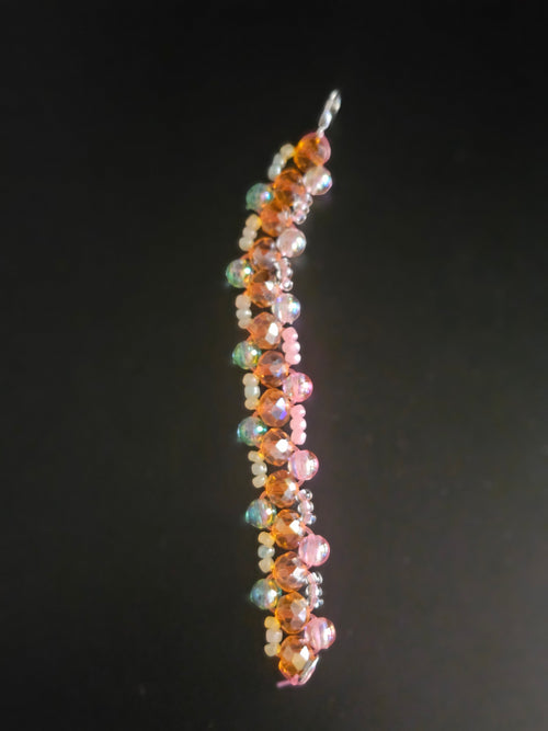 Handmade 3 pearl bead bracelet