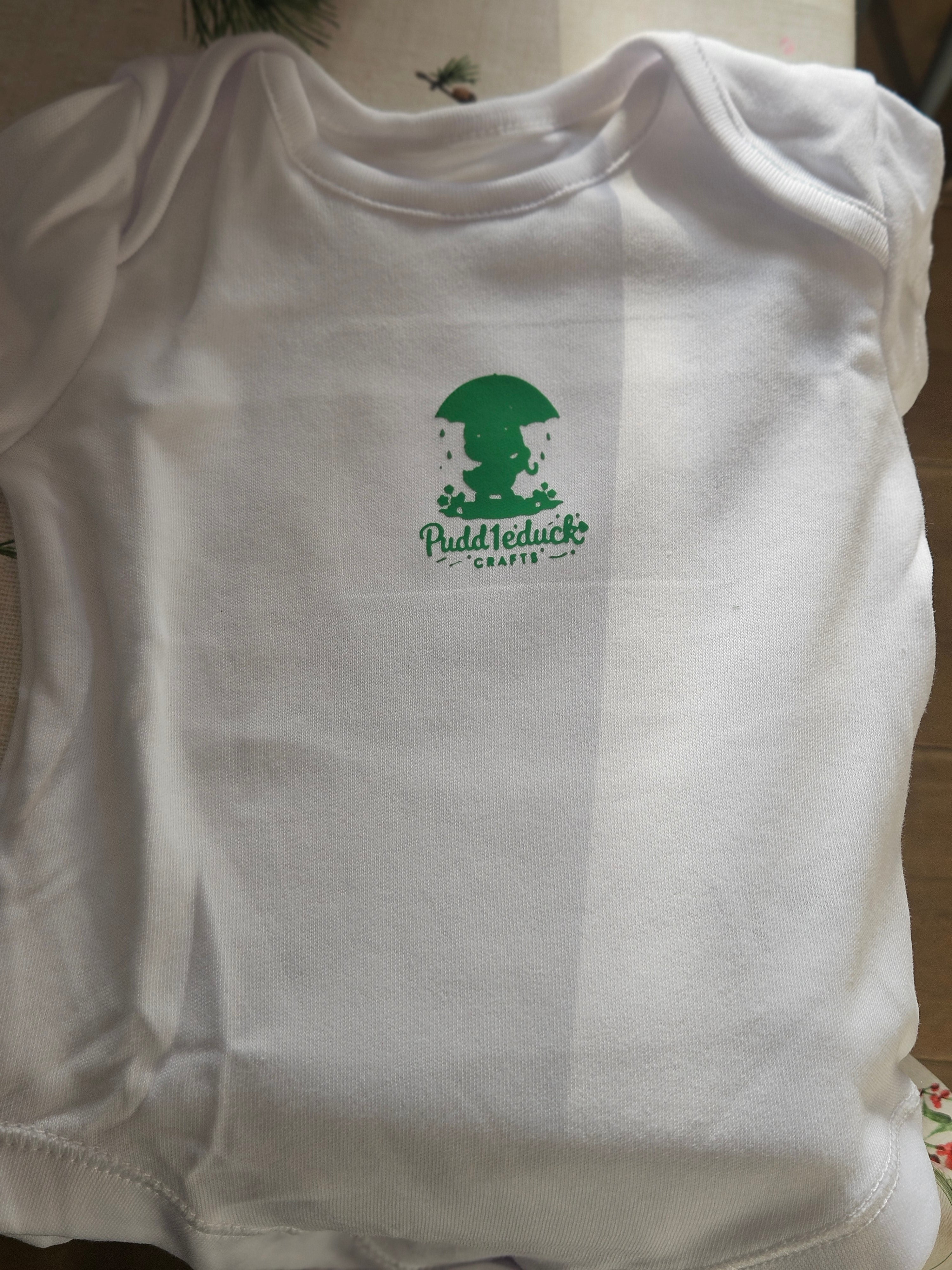 New logo'd baby vests with brand name