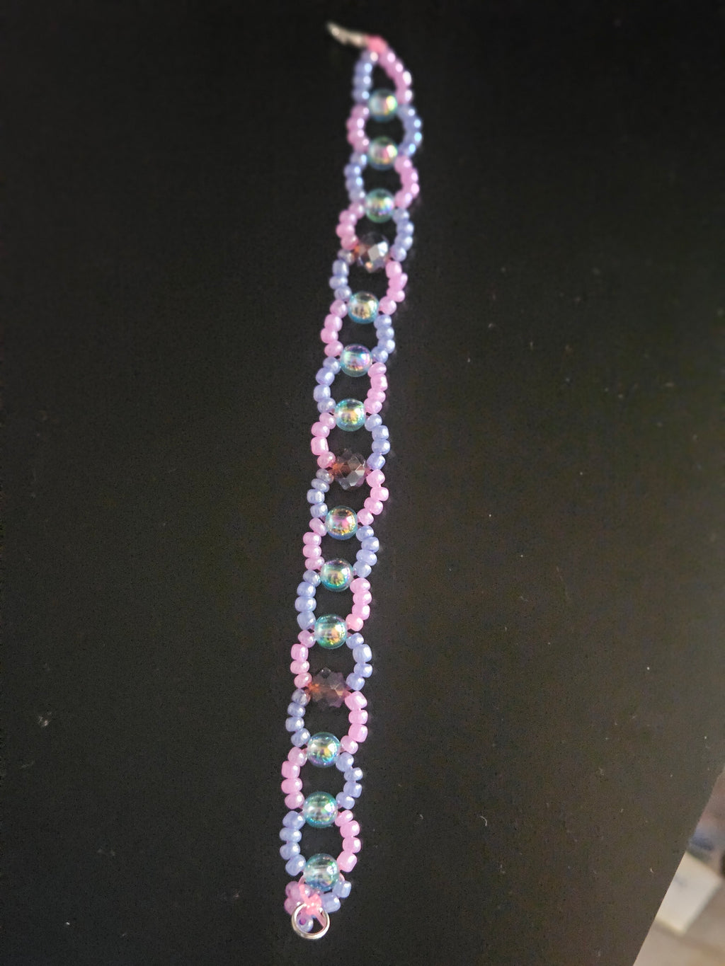 Handmade 3 pearl bead bracelet