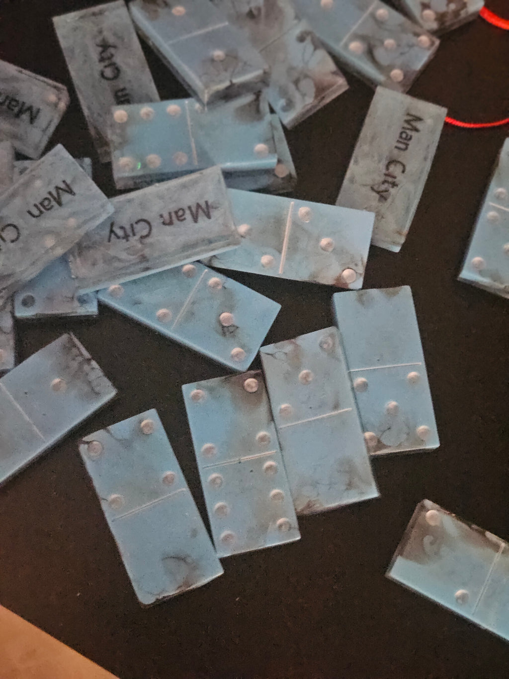 Man City logo dominoes