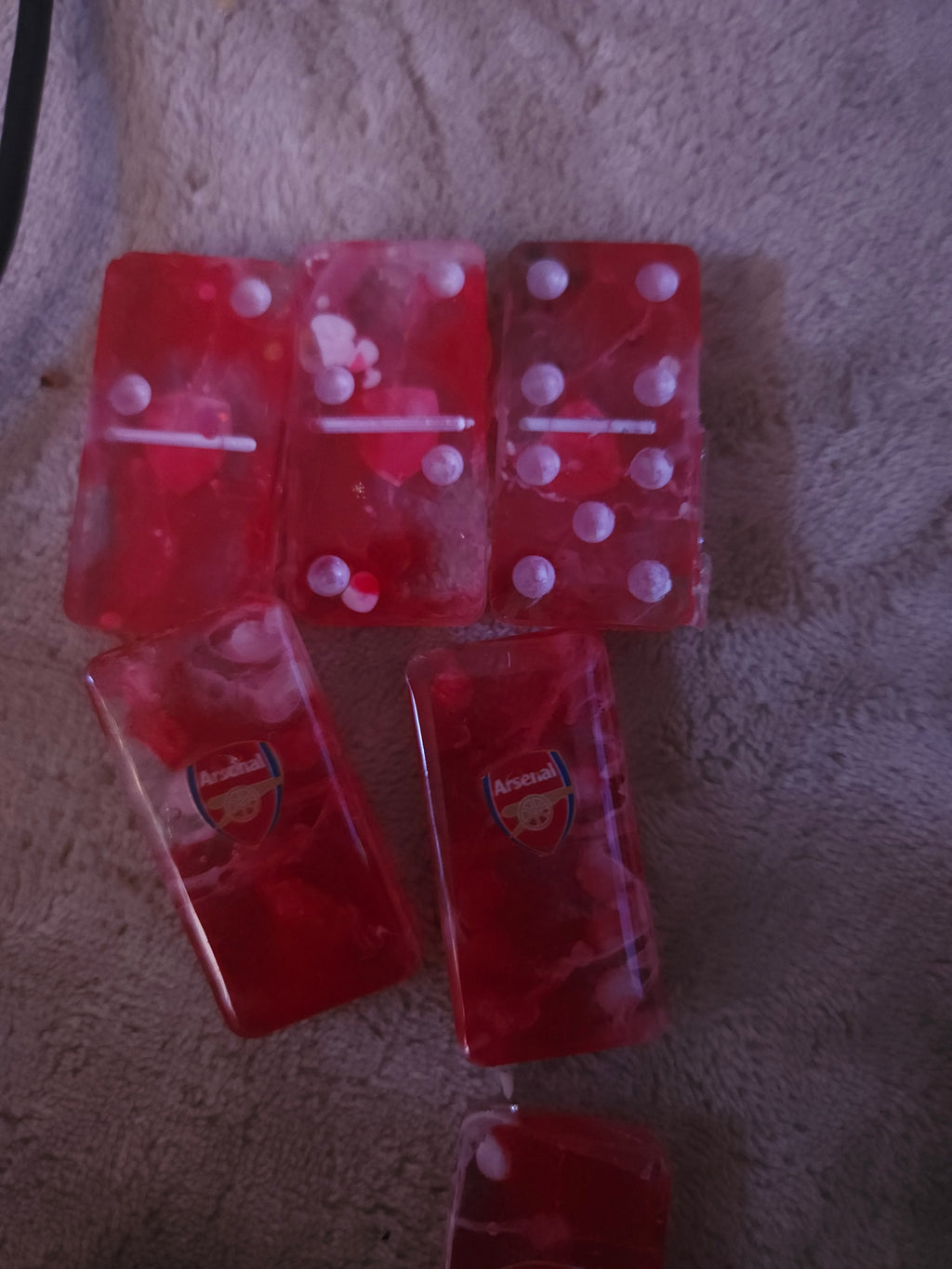 Handmade Unique Personalised Resin Dominoes