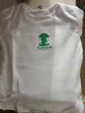 New logo'd baby vests with brand name