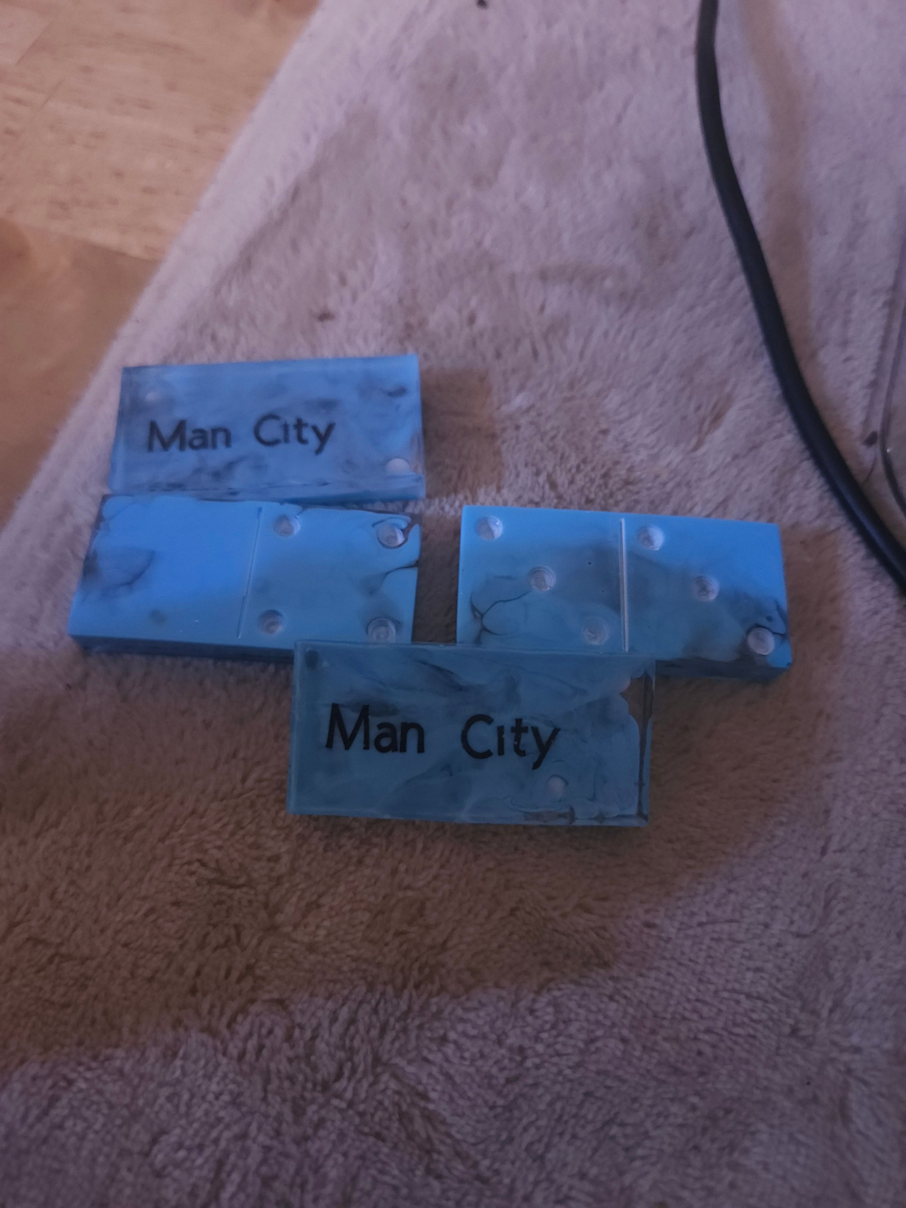 Handmade Unique Personalised Resin Dominoes