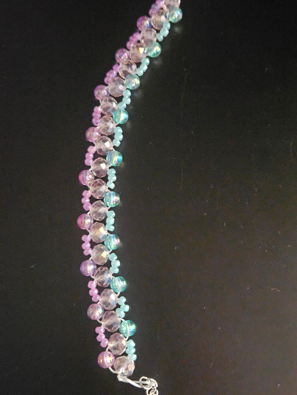 Handmade 3 pearl bead bracelet